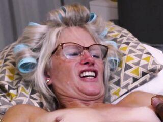 squirting 68 years old grandma fist drilled