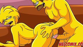 Hardcore Ass Fucking with Futuristic Sex Doll & Filthy Simpsons Porn