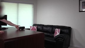 Hot Brunette Giving Everything In This Backroom Casting