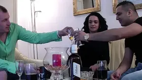 Couple explores first bi adventure with fingered threesome