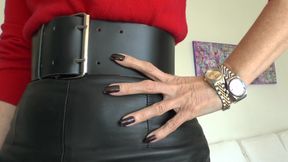 Wide, Tight Belt and Watch Fetish, Your Boss, Your Masturbation During Your Lunch Break, JOI Lady Victoria Valente