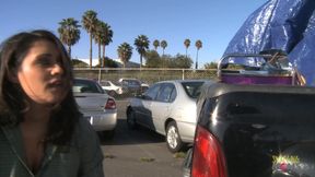 Delivery girl gets paid with dick for her hard work