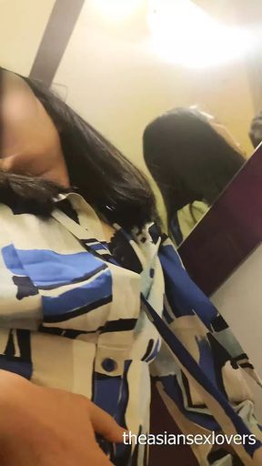 Asian exchange student gets caught in restaurant bathroom