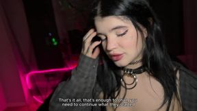 The Alt Girl Decided to Stretch Her Wet Holes with a Taxi Driver's Juicy Cock.