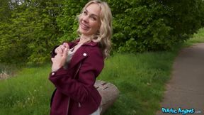 She took the condom off to feel my dick