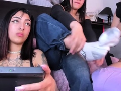 Jana Cova and Carmen Lesbian Foot Fetish