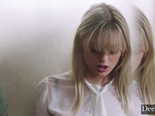 Deeper. BBC-Hungry Amber Get Double Teamed By Classmates