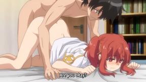 Shy big boobs finally takes her crush's virginity ◌ HENTAI Porn