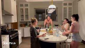 Hot sex with a big boobs french babe