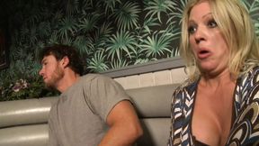 Naughty Couple Having A Quickie Sex On Fancy Restaurant