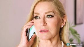 Robin orders sausage. It's delivered in her ass.