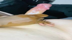 Thick-Backside Black Girl Sucks White Member