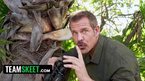 Nature Documentary - The Full Bush American Woman Is Captured in the Florida Swamps and Fucked Hard