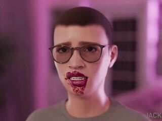 Animation large breasts cg animation