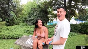 Dirty Old Man's Rimming Threesome W Cheerleaders From Beaver University Serina Gomez &amp; Katarina Rina- - Immoral Live 4k