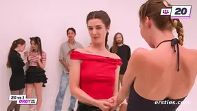 20 Amateur Sluts compete in lustful gameshow orgy