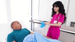 ”BRAZZERS Ricky's thick black shaft gets full service during his physical”