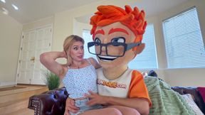 Footjob Fun with Naked Blonde Anna Kovachenko on PornDudeCasting Couch!