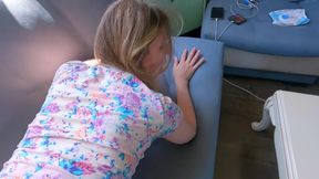 Guy Suddenly Went Deaf While Fucking MILF in the Ass but Finished It and Cum Inside - Creampie