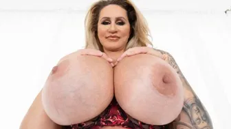 Busty G Cup MILF Ryan Conner Teases Her Natural Melons in Solo Play