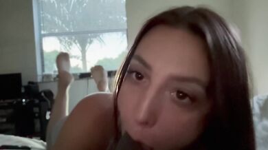 Eye contact BBC Blowjob