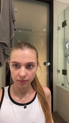 Huge dick fucking tight anal creampie