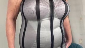 Aunty Sandra Make and Old Corsalette Sexy