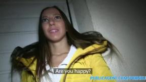 ”Paid for Sex: Long-Haired Brunette”