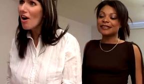 black & white anal trio