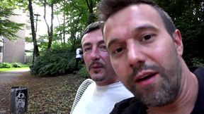 Strange Woman Pees in the Forest and Blows Two Strangers and Then Just Wants to Fuck