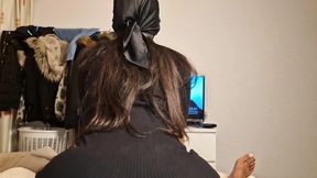 Latina teen's first time: big ass doggy pounded hard, creampied