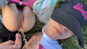 Barbie's Ass receives Surprise Piss Loading