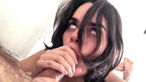 Best blowjob ever! Intense cum in mouth