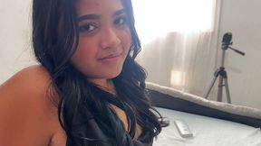 She broke up with her boyfriend and her stepbrother gave her a moment of happiness