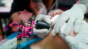 Inked Lovers Big Dick Foursome Merry's Tattooed Adventure