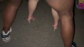 Slutty Hotwife Paolla Fucking a Big Black Cock in the Backseat