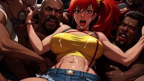 Redhead Misty Stops Playing Pokemon &amp; Gets BBC'd In A Mosh Pit!!