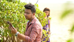 Indian Desi Step Sister and Step Brother Romance with Her House Owner ( Hindi Audio )