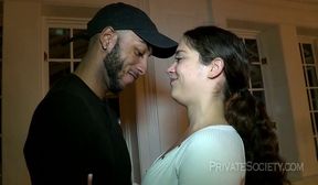 hairy teen doggystyle and various ways of fucking 9 inch bbc for creampie