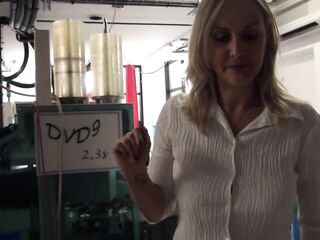 Tall Blond mother I'd like to fuck With Giant Breasts Gets A Hardcore Anal Bang In The Warehouse