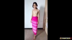JohnTronX - Changing positions with a gorgeous young petite Thai babe in POV