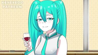 Miku fucks Teto after the party Hatsune Miku x Teto Kasane Animation