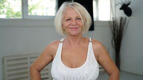 ”Sweating hungarian grandma screwed by big cock”