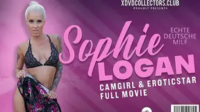 German MILF Sophie Logan undresses and sucks massive cock