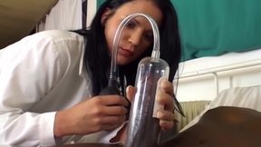 Horny Nurse Gets Anal Fucked Hard by New Patient.