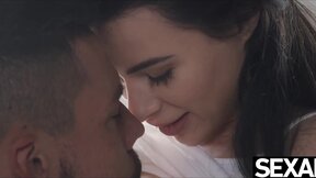 ”Cute girl gives a hot blowjob & gets a sticky creampie reward”