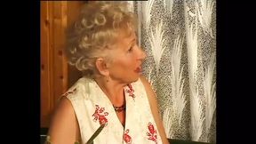 Mature slut gets gangbanged by a horde of men