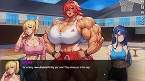Muscle Growth World [ Femboy Hentai Game ] Ep.5 Giant Cock Sucking