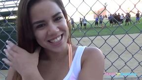 Cute teen is ready to swallow salty semen