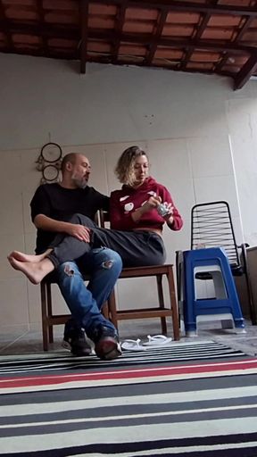 Convinced my married neighbor to have sex with me in the backyard.